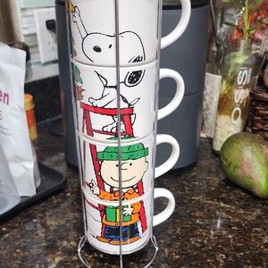 Peanuts Stackable Mugs Set